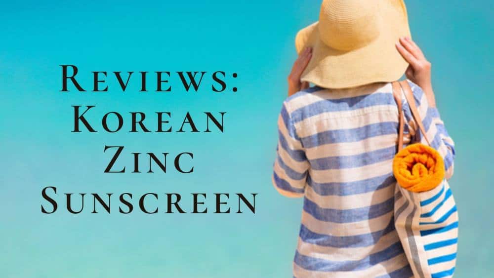 best korean zinc sunscreen